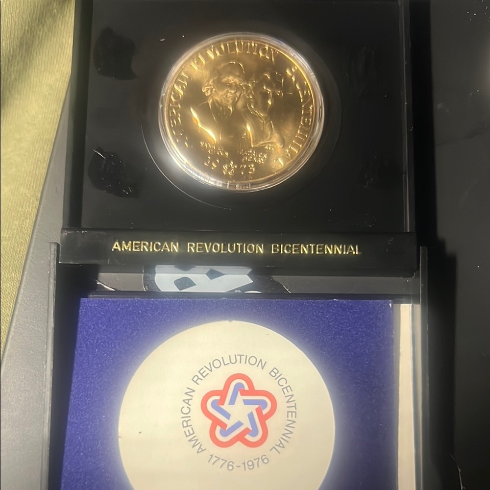 American Revolution Bicentennial Gold Coin